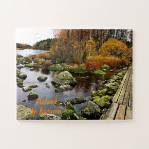 Jigsaw Travel, Finland In Autumn, Trailside Puzzle