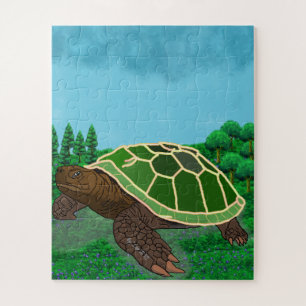 Jigsaw Turtle. Jigsaw Puzzle