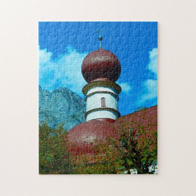 Jigsaws Bartholomä St King Berchtesgadener. Jigsaw Puzzle (Vertical)