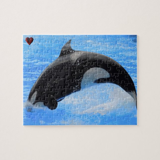 Jigsaws Orcas or Killer Whales Jigsaw Puzzle (Horizontal)