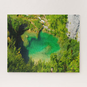 Jigsaws Plivicer lakes Croatia. Jigsaw Puzzle