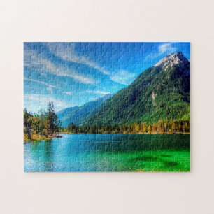 Jigsaws Ramsau Hintersee Bavaria. Jigsaw Puzzle