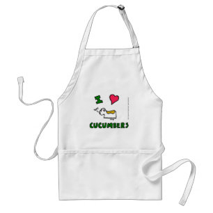 Jihn "I HEART CUCUMBERS" Apron