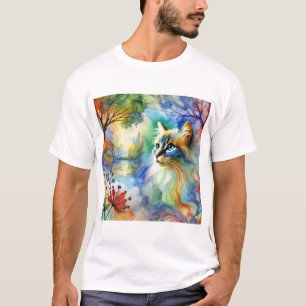 Jiji the Cat 210724AREF117 - Watercolor T-Shirt