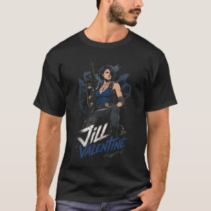 Jill Horror Valentine Art 21 Basic Dark T-Shirt