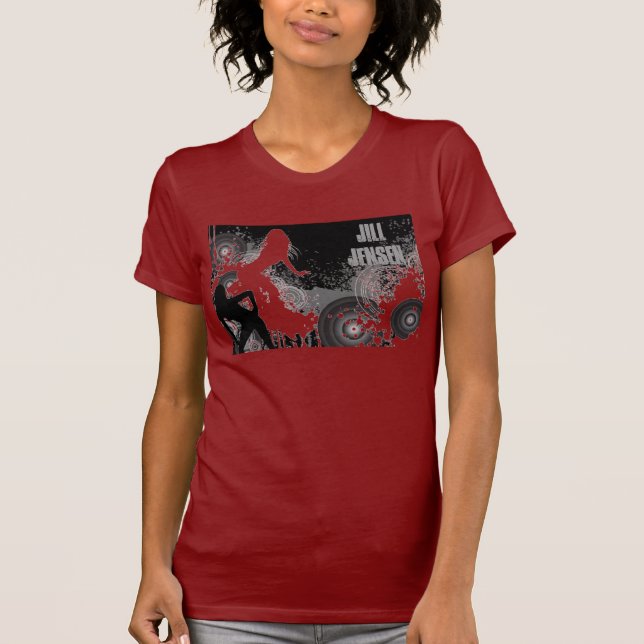 Jill Jensen red tee (Front)