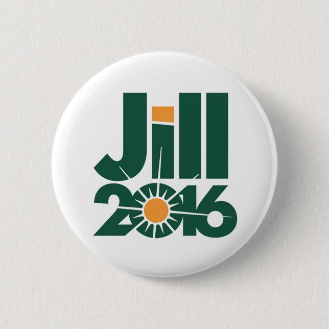 Jill Stein for President 2016 Button (Front)