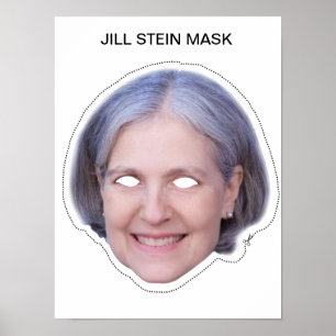 Jill Stein Mask Poster