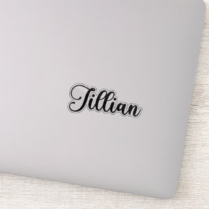 Jillian Name - Handwritten Calligraphy