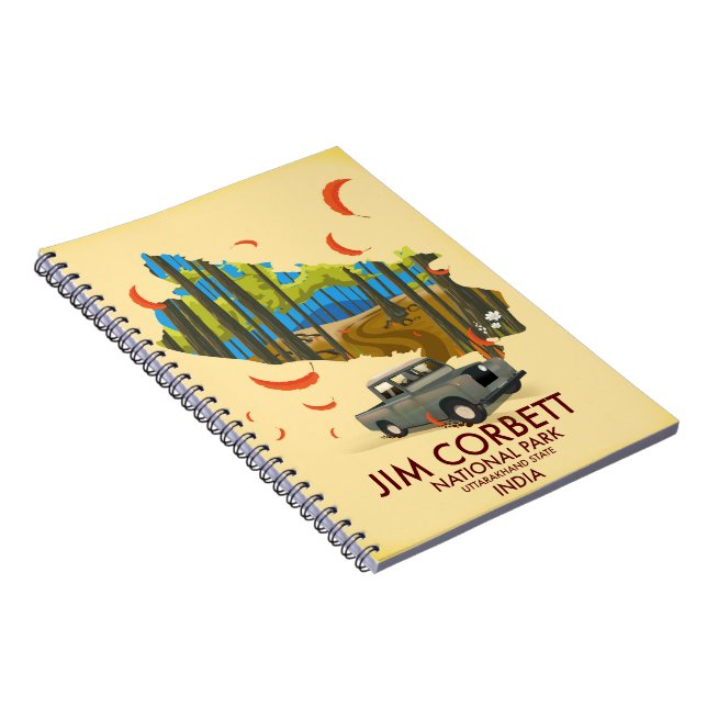 Jim Corbett National Park, Uttarakhand State Notebook (Right Side)