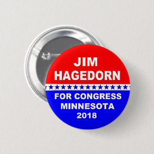 Jim Hagedorn Minnesota Congress 2018 2 Inch Round Button