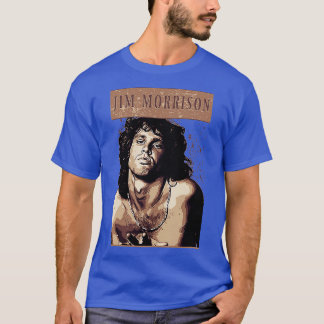 Jim morrison Brown Vintage T-Shirt