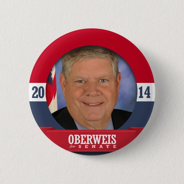 JIM OBERWEIS CAMPAIGN 2 INCH ROUND BUTTON (Front)