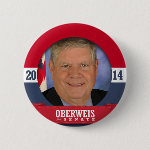 JIM OBERWEIS CAMPAIGN 2 INCH ROUND BUTTON
