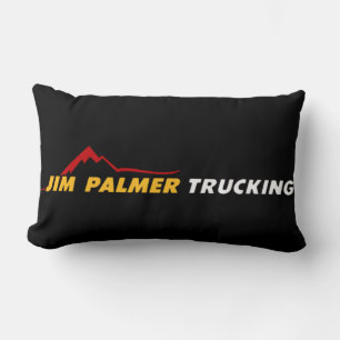 Jim Palmer Trucking Lumbar Pillow
