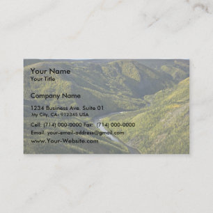Jim River Canyon near Kanuti National Wildlife Ref Business Card