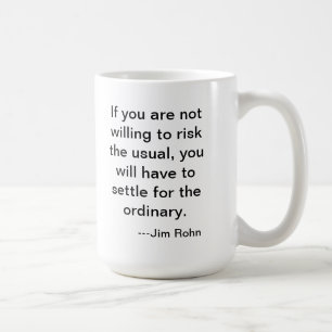 Jim Rohn Risk Mug
