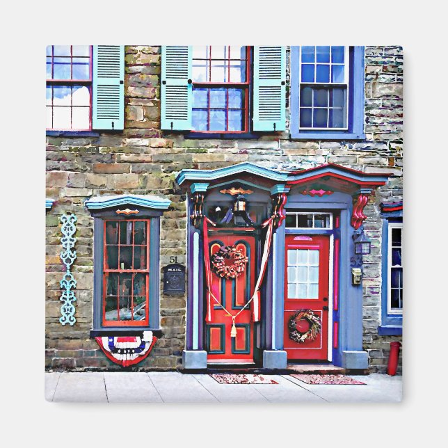 Jim Thorpe PA - Fancy Doors and Windows Magnet (Front)