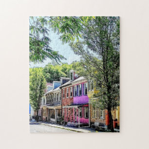 Jim Thorpe PA - Quaint Street Jigsaw Puzzle
