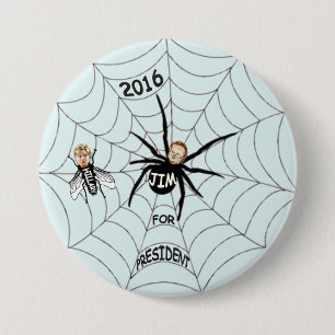 Jim Webb President in 2016 3 Inch Round Button