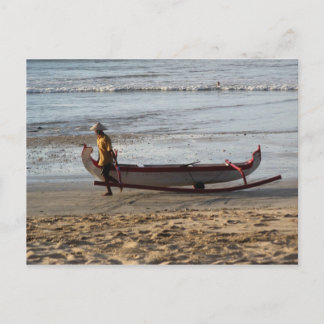 Jimbaran Beach Postcard