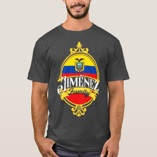 Jimenez Family Ecuador flag T-Shirt