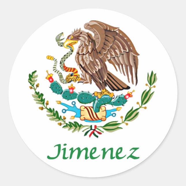 Jimenez Mexican National Seal (Front)