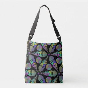 Jimette Bandoulière Tank Design Mauve Green Crossbody Bag