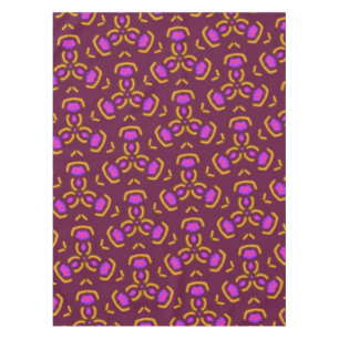 Jimette Design red, pink and orange tablecloth. Tablecloth