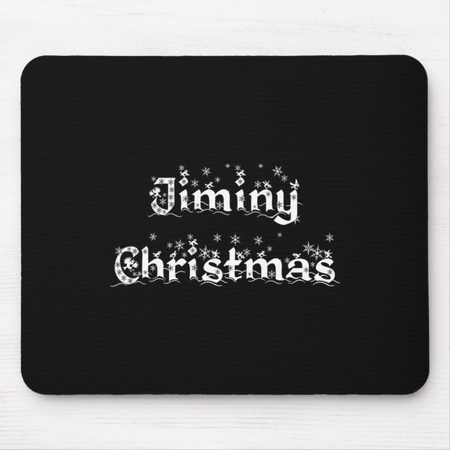 Jiminy Christmas  Mouse Pad (Front)