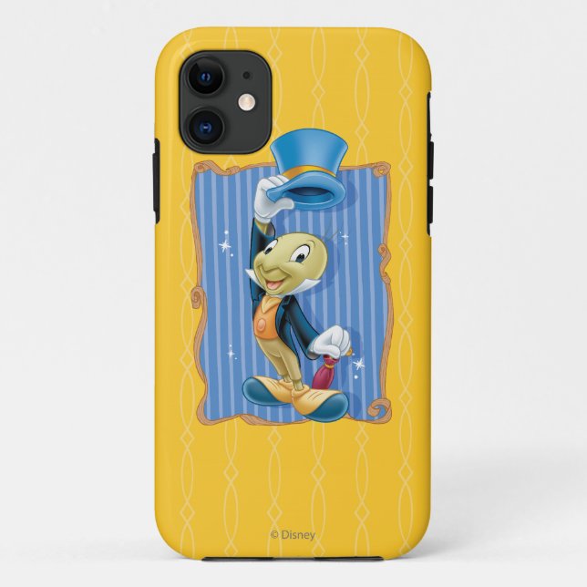 Jiminy Cricket Lifting His Hat Case-Mate iPhone Case (Back)