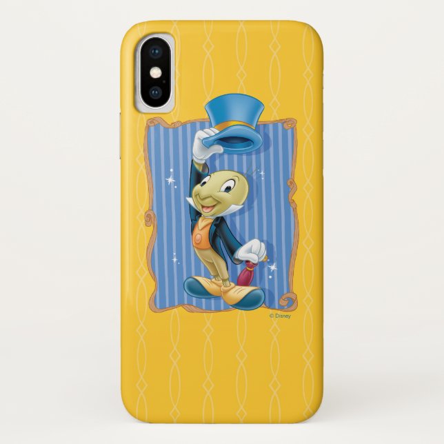 Jiminy Cricket Lifting His Hat Case-Mate iPhone Case (Back)