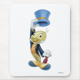 Jiminy Cricket Lifting His Hat Disney Mouse Pad