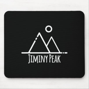 Jiminy Peak Mountain Machusetts Ski Skiing Rustic Mouse Pad