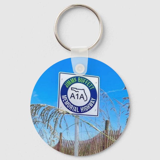 Jimmy Buffett  Keychain (Front)