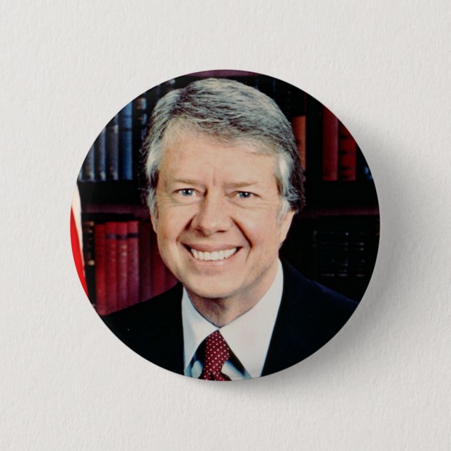 Jimmy Carter 2 Inch Round Button (Front)