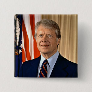 Jimmy Carter 2 Inch Square Button