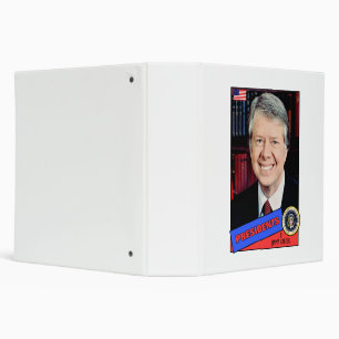 Jimmy Carter Baseball Card Binder