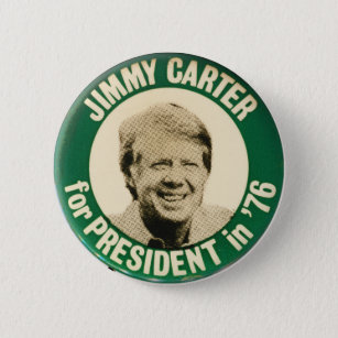 Jimmy Carter for President 1976 2 Inch Round Button