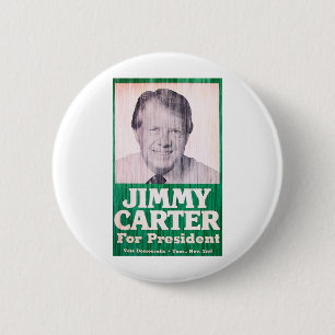 Jimmy Carter Vintage 2 Inch Round Button