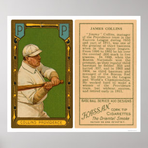 Jimmy Collins Providence Baseball 1911 Poster