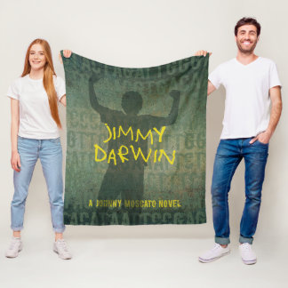 Jimmy Darwin Book Cover Fleece Blanket