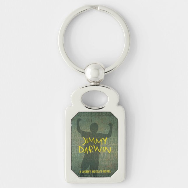 Jimmy Darwin Book Cover Keychain (Front)