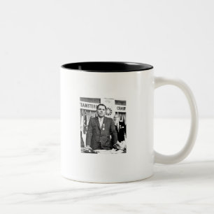 JIMMY HOFFEE, LIFE IS LIKE THE MAFIA Two-Tone COFFEE MUG
