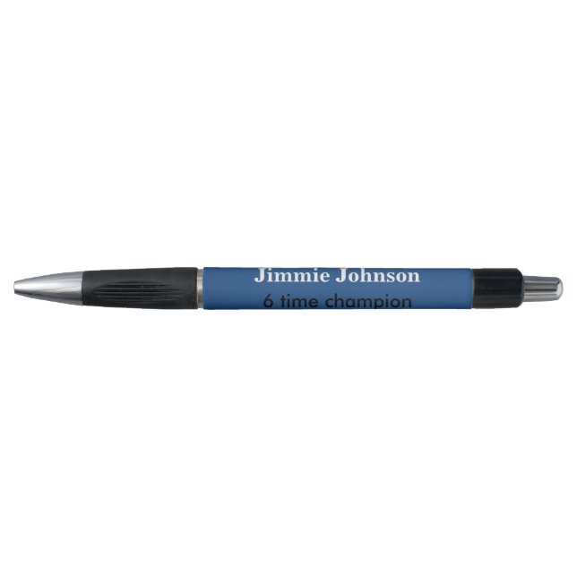 Jimmy Johnson six stylos de champion de temps (Devant)