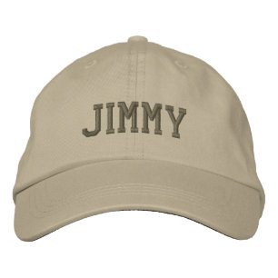 Jimmy Name Embroidered Baseball Cap / Hat