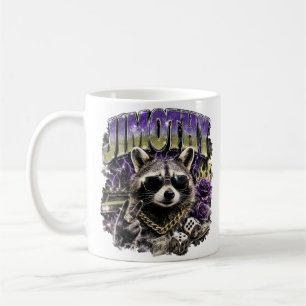 Jimothy Cool Raccoon Urban Streetwear Coffee Mug