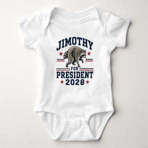 Jimothy for president 2028 baby bodysuit