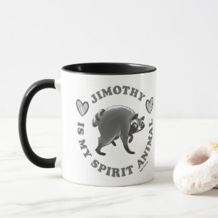 JIMOTHY IS MY SPIRIT ANIMAL - B&W MUG