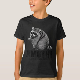 Jimothy Raccoon Funny Trash Panda Wildlife Art T-Shirt